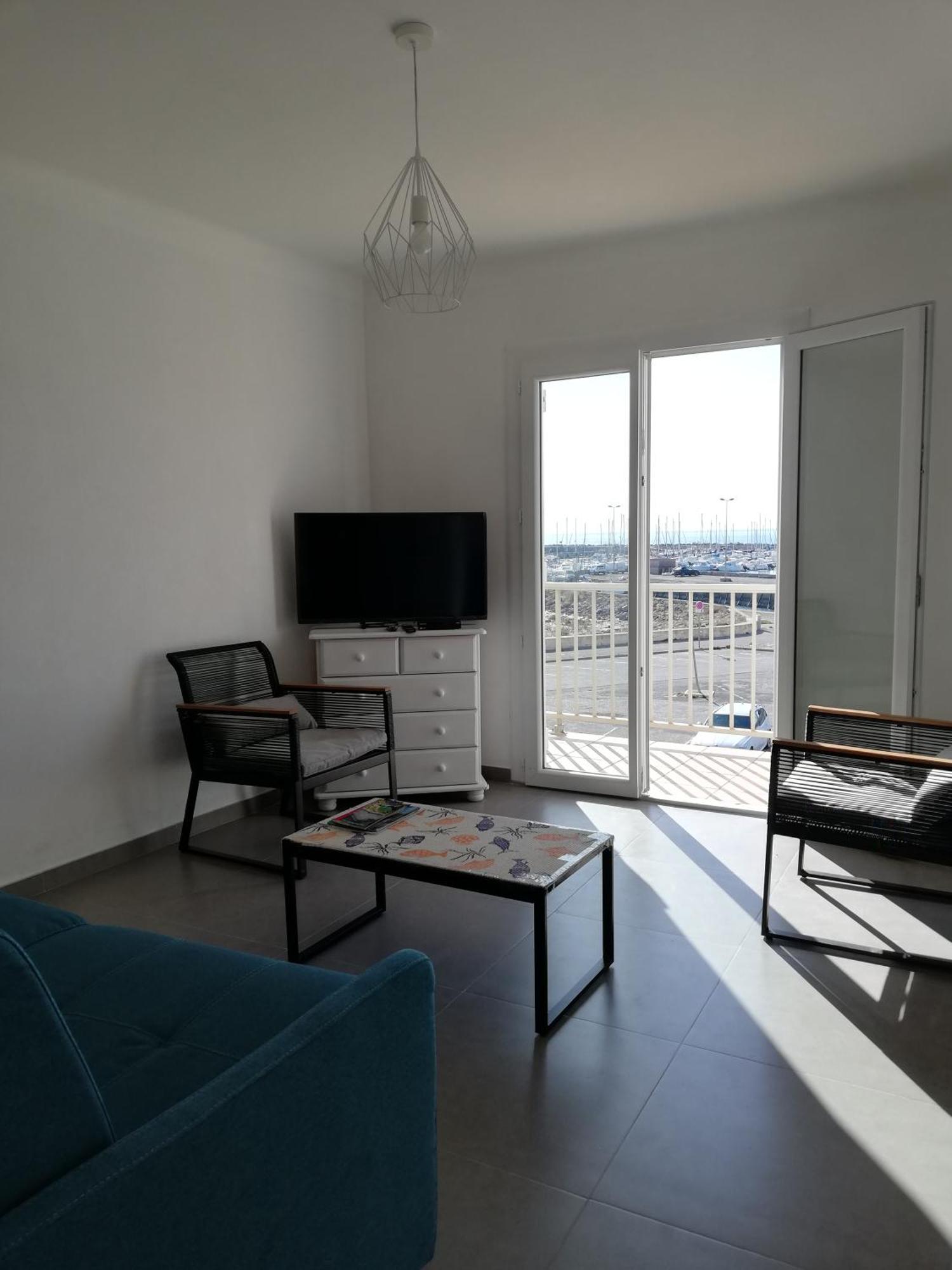 Superbe Appartement Avec Vue Sur Mer Et Port, Parking Prive Saint-Pierre-la-Mer  Bagian luar foto