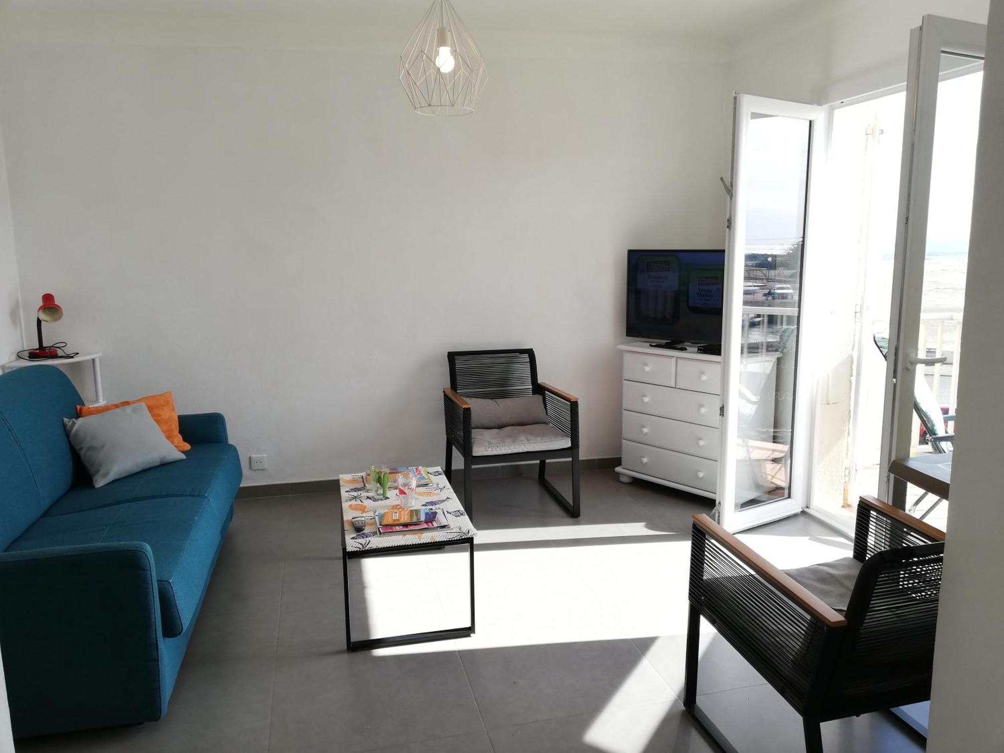 Superbe Appartement Avec Vue Sur Mer Et Port, Parking Prive Saint-Pierre-la-Mer  Bagian luar foto