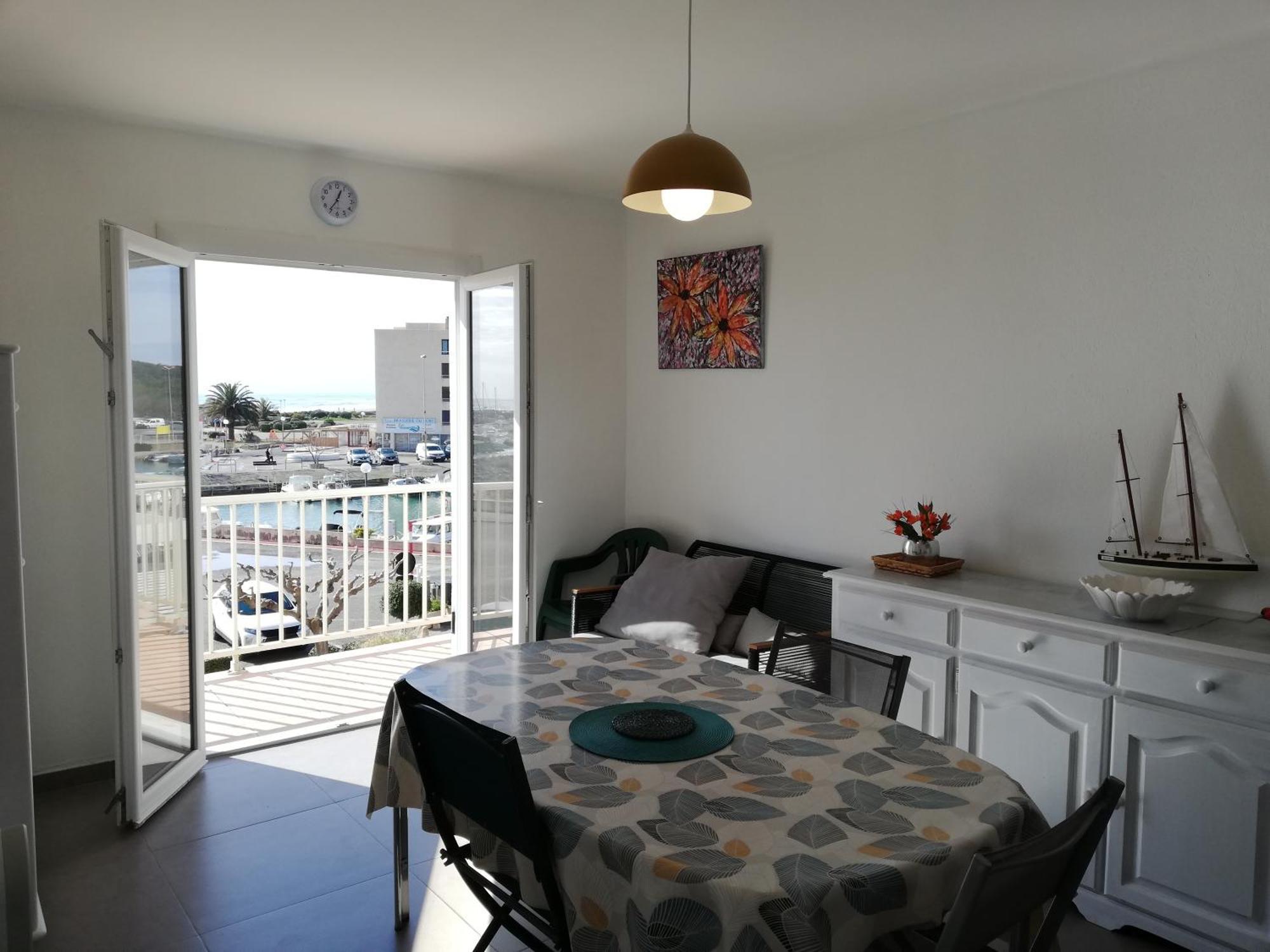 Superbe Appartement Avec Vue Sur Mer Et Port, Parking Prive Saint-Pierre-la-Mer  Bagian luar foto